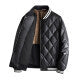 Jacket Men's Leather Coat Men's Trendy Baseball Uniform