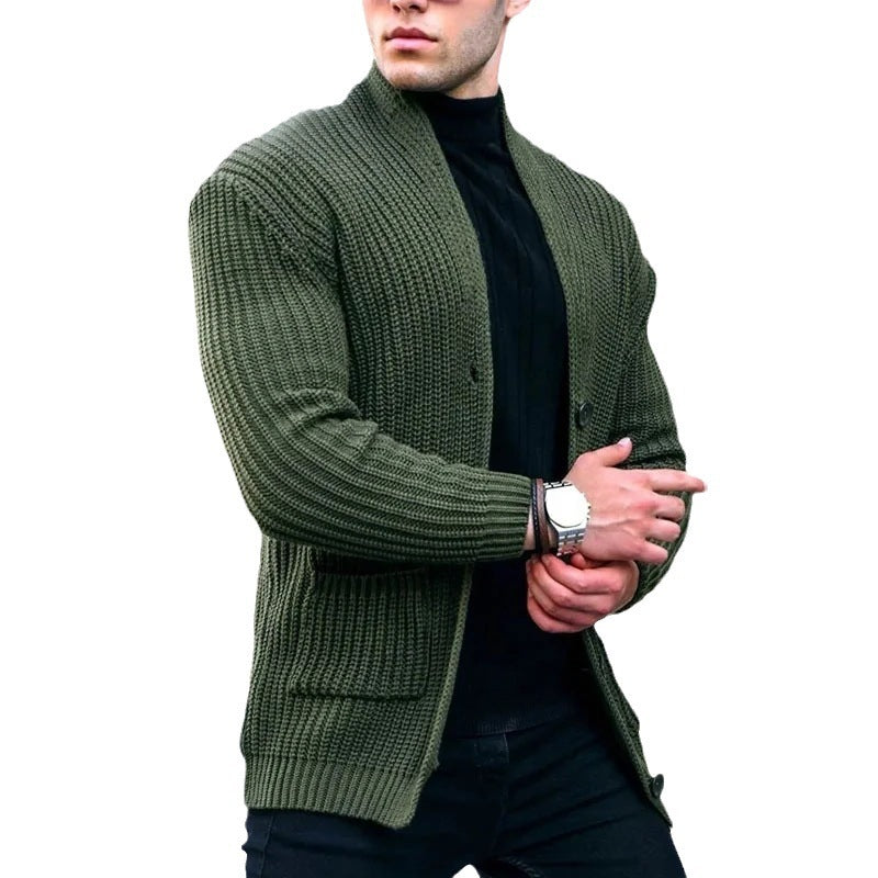 Fashion Casual Loose Solid Color Slim Fit Sweater